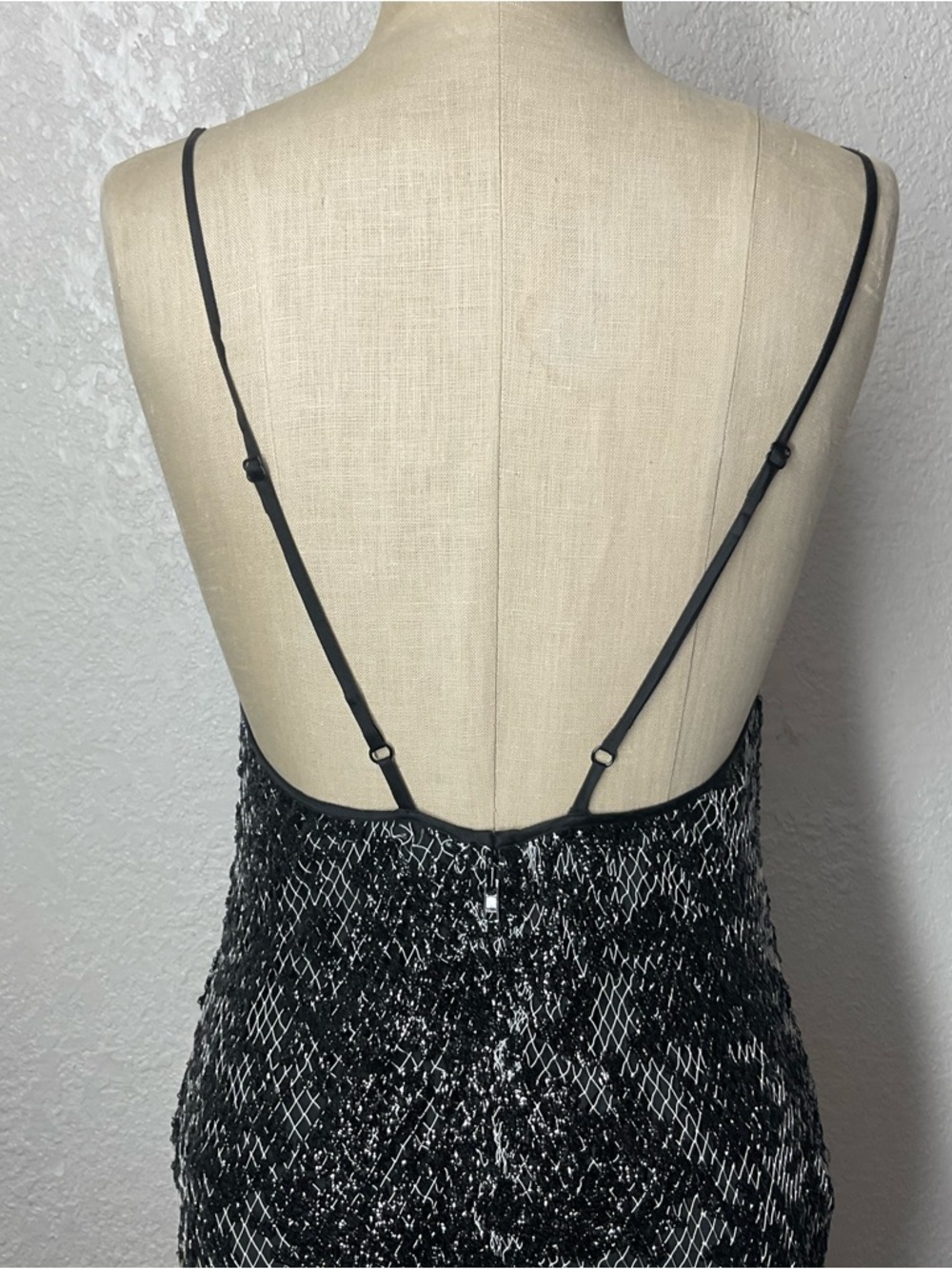 Rachel Comey Black and Silver Sequin Maxi Dress S - Picture 5 of 11